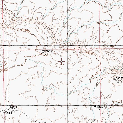 Topographic Map of Arches National Park, UT