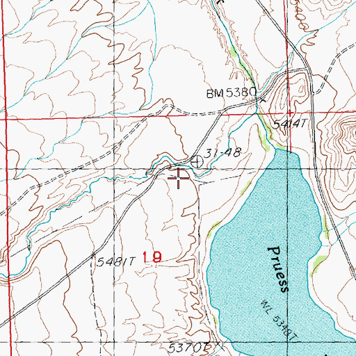 Topographic Map of Big Wash, UT