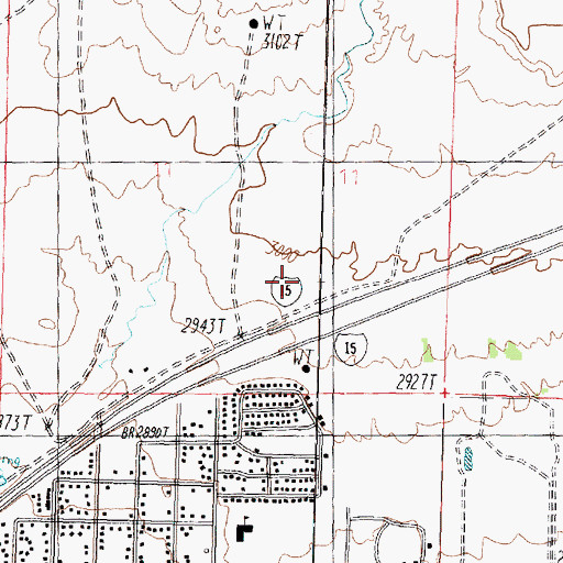 Topographic Map of KCLG-AM (Washington), UT