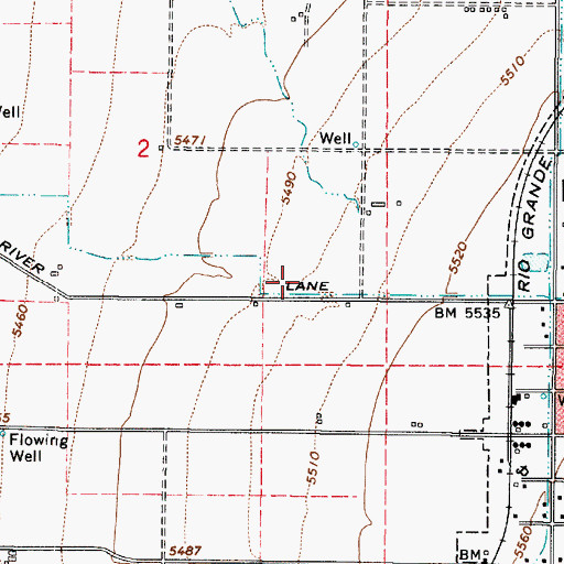 Topographic Map of KMTI-AM (Manti), UT