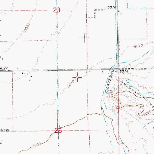 Topographic Map of KNEU-AM (Roosevelt), UT
