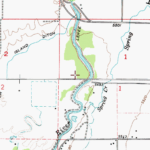 Topographic Map of KLVR-AM (Heber City), UT