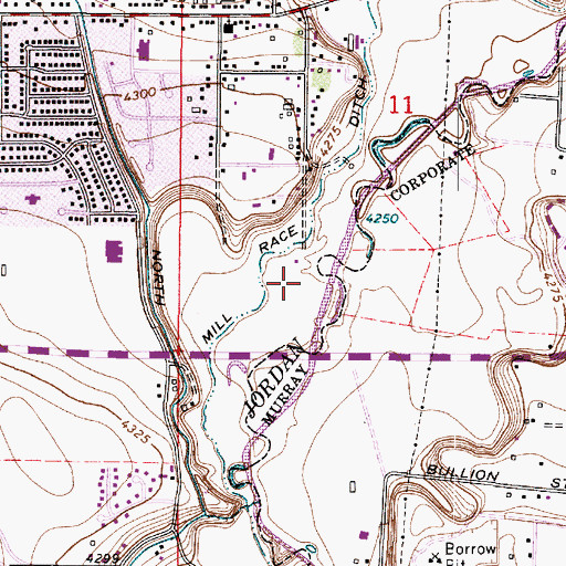 Topographic Map of KRSP-AM (Salt Lake City), UT