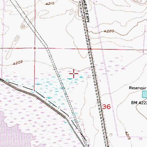 Topographic Map of KFAM-AM (Bountiful), UT