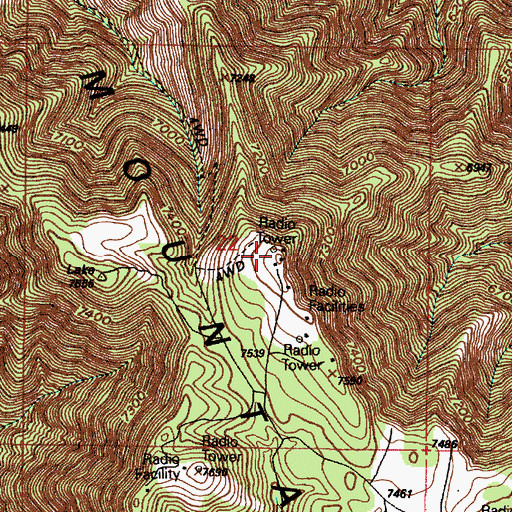Topographic Map of KABE-FM (Orem), UT