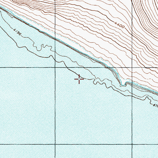 Topographic Map of Fremont Bight, UT