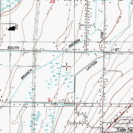 Topographic Map of West Haven, UT