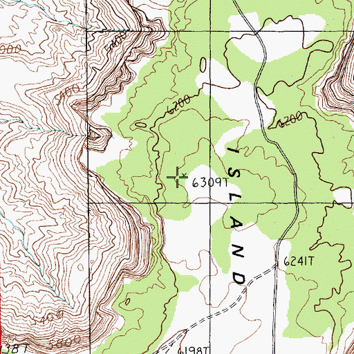 Topographic Map of Grand View Point, UT