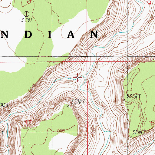 Topographic Map of Jackrabbit Canyon, UT