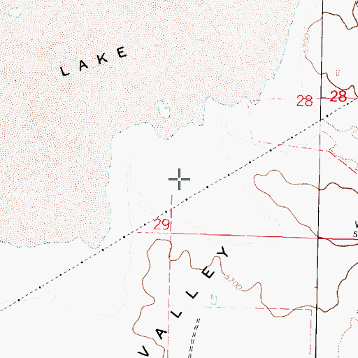 Topographic Map of Parowan Creek, UT