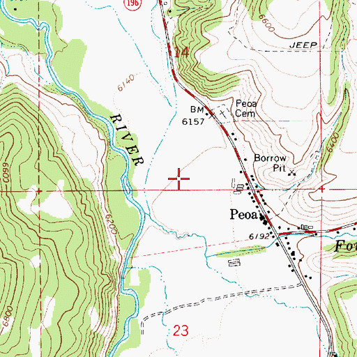 Topographic Map of Kamas Valley, UT