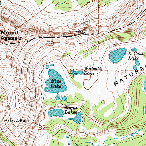Topographic Map of Walcott Lake, UT