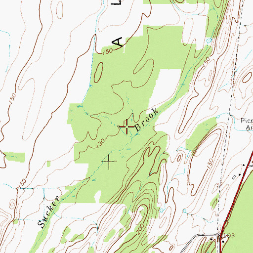 Topographic Map of Alburg Tongue, VT