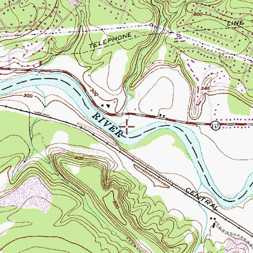 Topographic Map of Alder Brook, VT