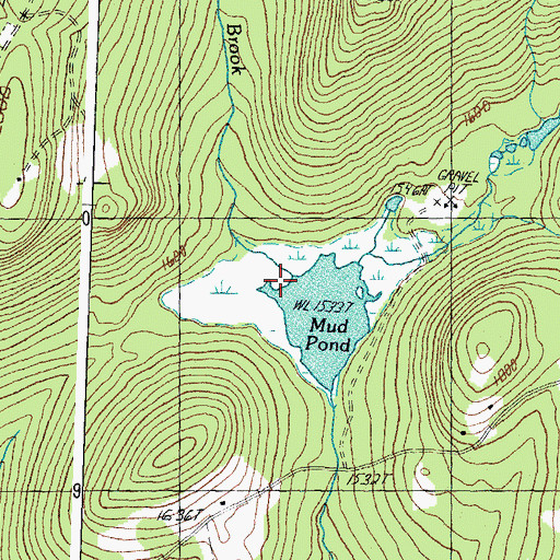 Topographic Map of Applelon Brook, VT