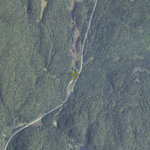 Aerial/Satellite Image of Barnes Brook, VT