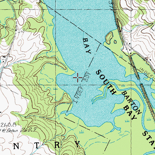 Topographic Map of Barton River, VT