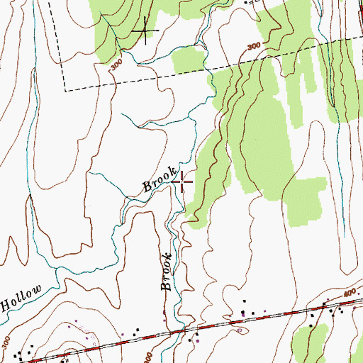 Topographic Map of Bingham Brook, VT