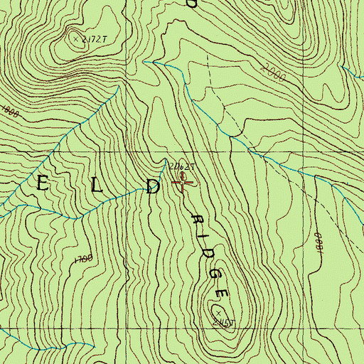 Topographic Map of Bloomfield Ridge, VT
