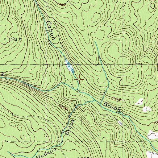 Topographic Map of Bolter Brook, VT