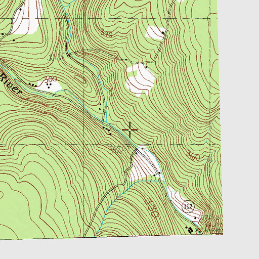 Topographic Map of Branch Brook, VT