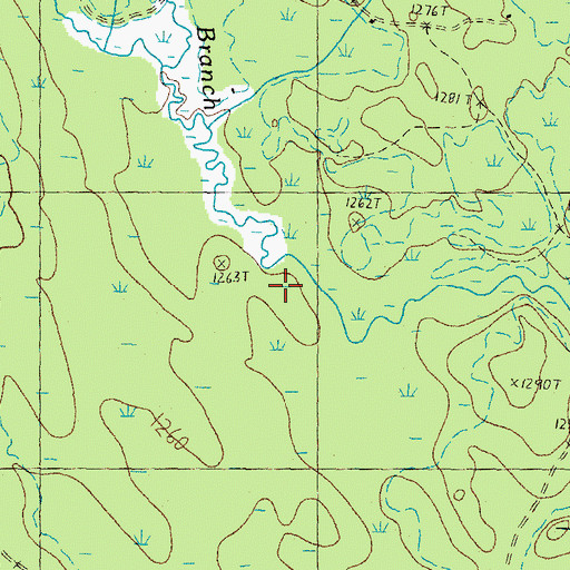 Topographic Map of Brooks Dam, VT