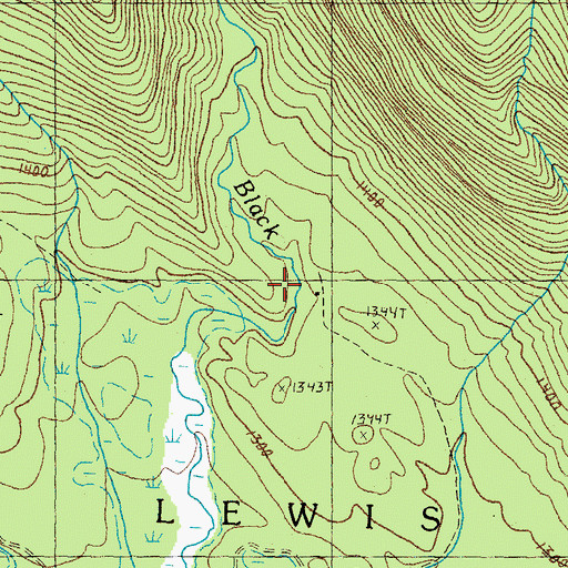 Topographic Map of Buzzell Dam, VT