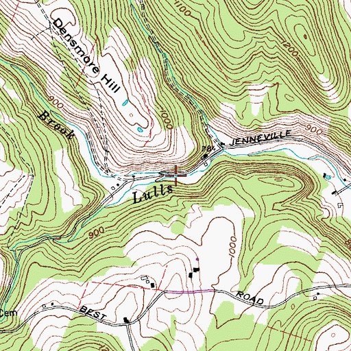 Topographic Map of Cady Brook, VT