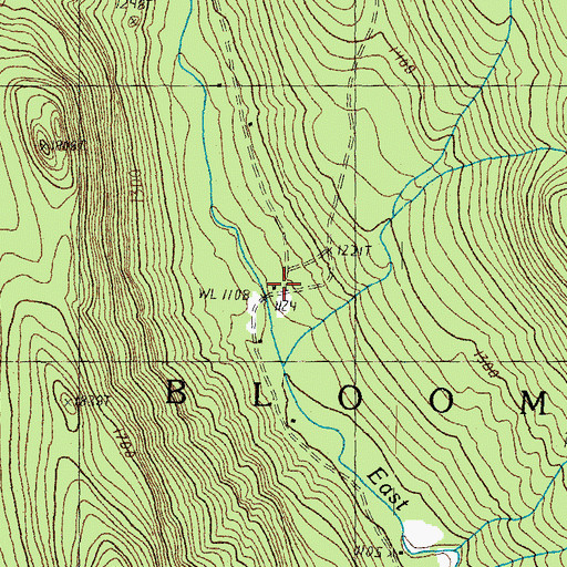 Topographic Map of Camp Number Three, VT
