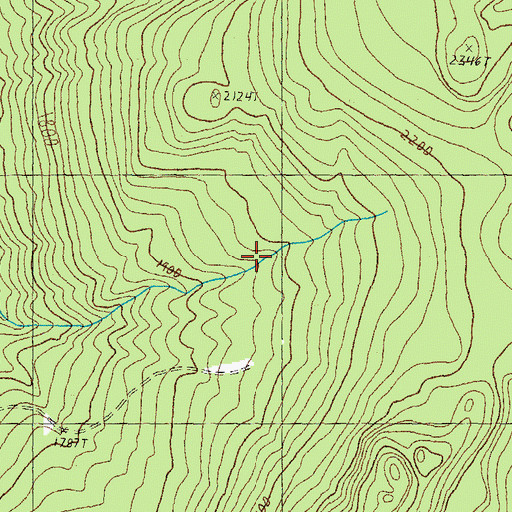 Topographic Map of Camp Number Five, VT