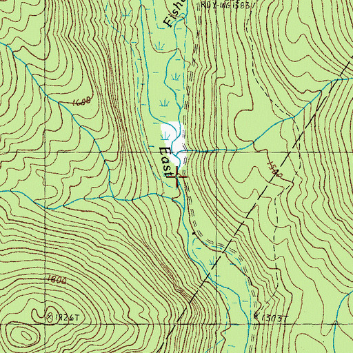 Topographic Map of Camp Number Six, VT