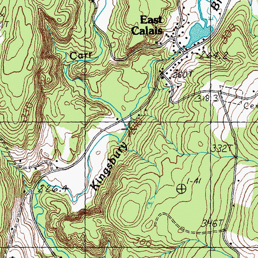 Topographic Map of Carr Brook, VT