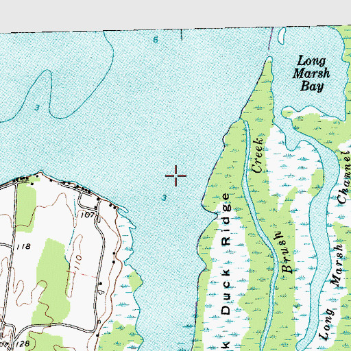 Topographic Map of Charcoal Creek, VT