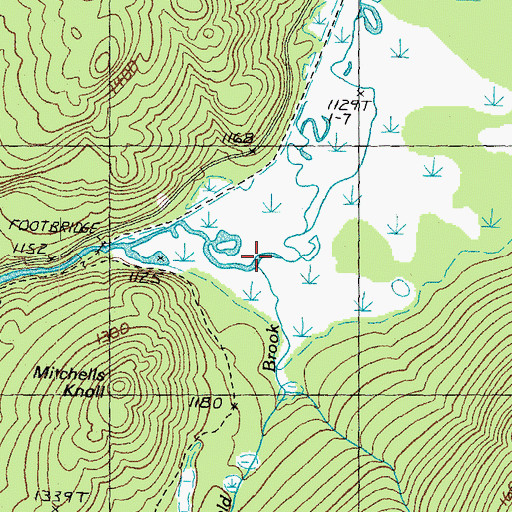 Topographic Map of Cold Brook, VT