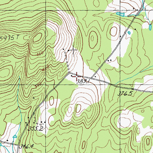 Topographic Map of Cole School, VT