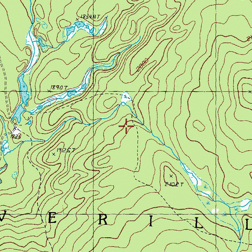 Topographic Map of Conway Dam, VT