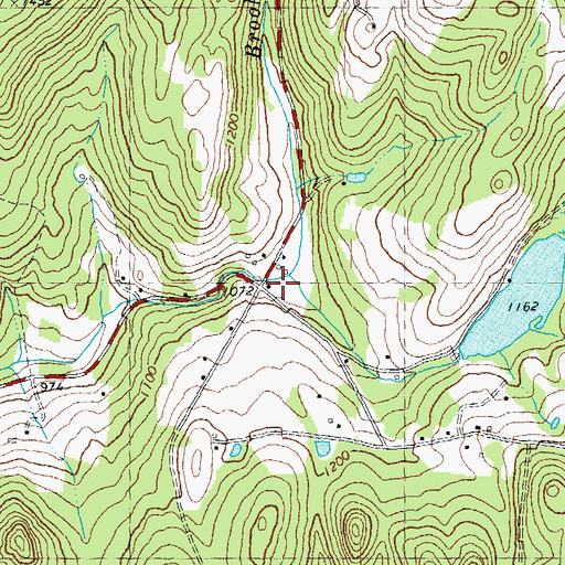 Topographic Map of Day School, VT