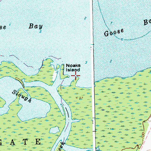 Topographic Map of Dead Creek, VT