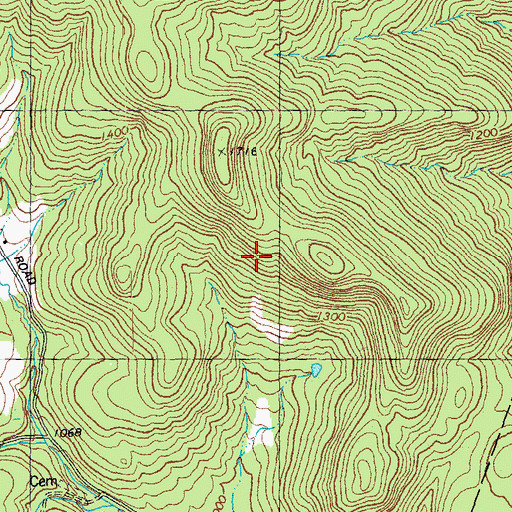 Topographic Map of Ely Mine, VT