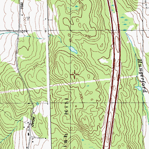 Topographic Map of Fish Hill, VT
