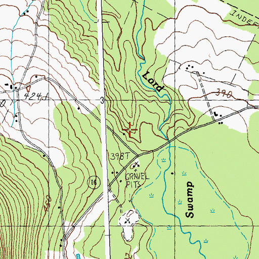 Topographic Map of Fisk School, VT