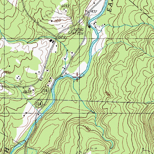 Topographic Map of Flower Brook, VT