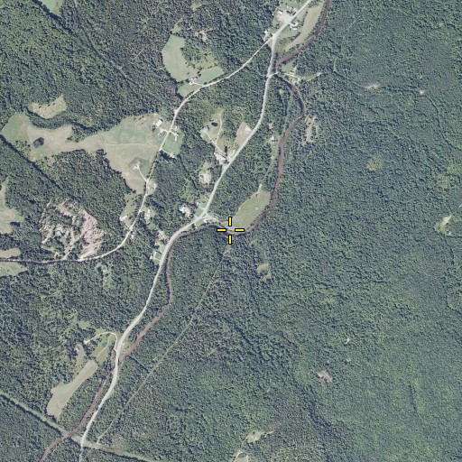 Aerial/Satellite Image of Flower Brook, VT