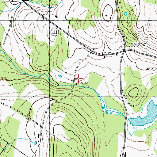 Topographic Map of Gore Cemetery, VT