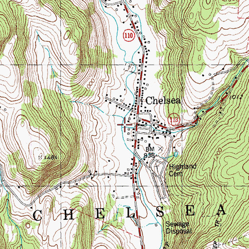 Topographic Map of Jail Brook, VT