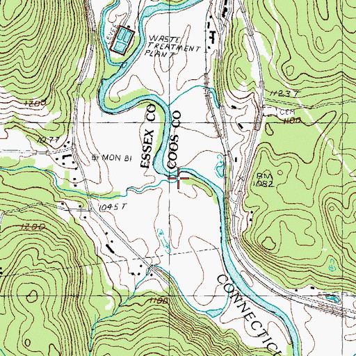 Topographic Map of Keyer Brook, VT