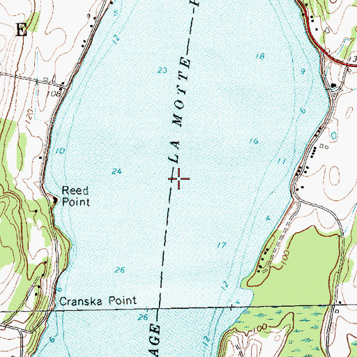 Topographic Map of La Motte Passage, VT
