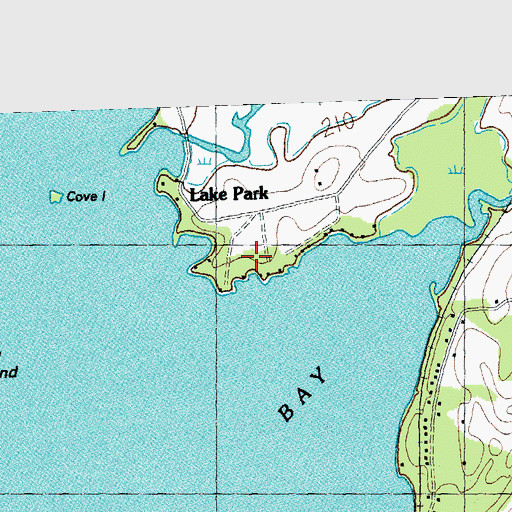 Topographic Map of Lake Park, VT