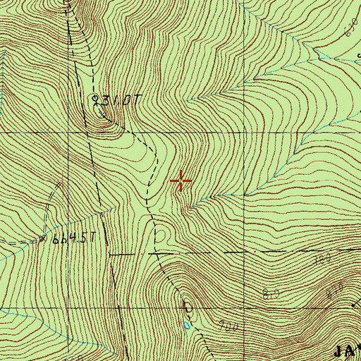 Topographic Map of Laura Woodward Camp, VT