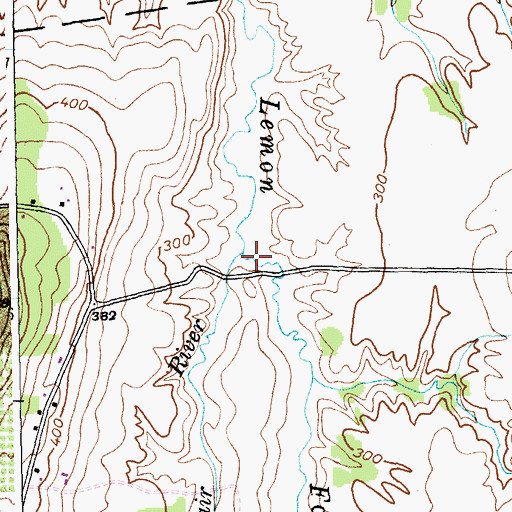 Topographic Map of Little Lemon Fair River, VT